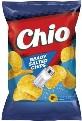 Produktbild von Chio Ready Salted Chips gesalzen glutenfrei vegetarisch vegan 150g