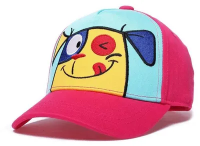 Productafbeelding van Kinderbaseballpet met dierenprint, roze/paars, voor kinderen van 2-4 jaar