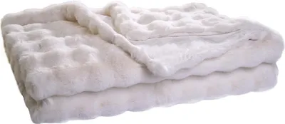Produktbild von Wohndecke - 150 x 200 cm - Elfenbeinfarben - Polyester