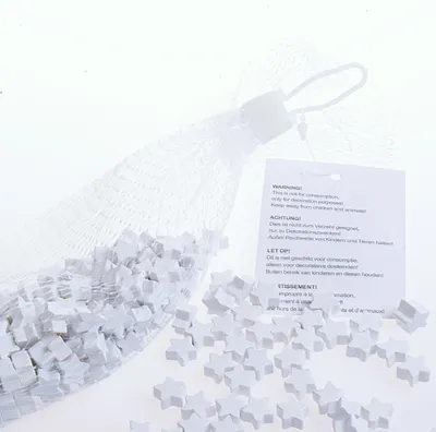 Produktbild von Streusterne in Antikweiß - ca. 1cm Ø - 1 Beutel mit 200 Stk.