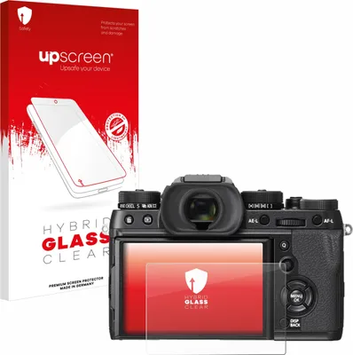 Produktbild von upscreen Schutzglas für Fujifilm X-T2 Schutzfolie Panzer Folie Glas Display Schutz klar