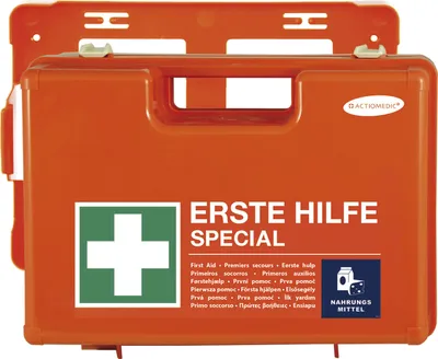 Produktbild von Gramm Verbandkoffer SPECIAL Nahrungsmittel gefüllt nach DIN 13157 für Lebens-/Nahrungsmittel-Industrie Größe