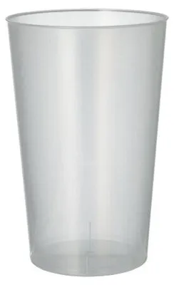 Produktbild von 720 Mehrwegbecher, PP 0,5 l Ø 9,1 cm · 14 cm unzerbrechlich transluzent