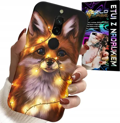 Image de Coque Pour Xiaomi Redmi 8 - Coque Adorable Avec Des Animaux De La Forêt + Verre