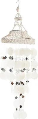 Obrázok produktu pre Závesná dekorácia DKD Home Decor White Cream 20 x 20 x 70 cm Boho