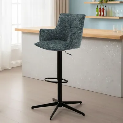 Produktbild von Barkruk - Barhocker - Küchenhocker - Sitzhocker - Verstellbarer Barkruk - Höhenverstellbar, 60-81 cm