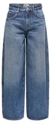 Produktbild von ONLY Female Locker geschnitten ONLTAYLOR Hohe Taille Barrel Fit Jeans – Größe XL / 34L, Dark Blue Denim