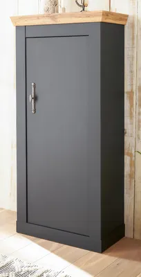 Produktbild von Kommode "Ribera" in grau und Wotan Eiche Landhaus Wohn- und Esszimmer Highboard 72 x 146 cm