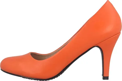 Produktbild von Andres Machado Pumps in Übergrößen Orange AM422 Soft Terracota große Damenschuhe