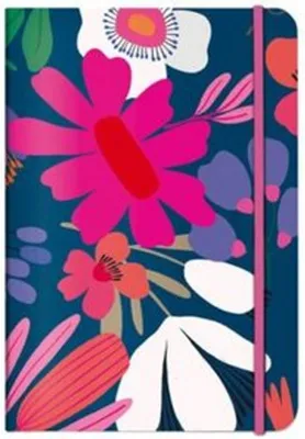 Produktbild von Notizbuch Ibiza Softcover A5 Fadenheftung Lesebändchen Gummiband 240 Seiten gepunktet