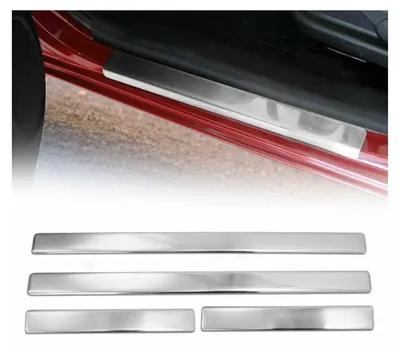 Immagine prodotto di 2017-2025 Peugeot 5008 Modanatura di protezione della soglia della porta cromata in acciaio inox standard