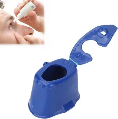 Imagen del producto de Guía portátil para facilitar la administración de gotas oftálmicas, ideal para personas mayores y niños