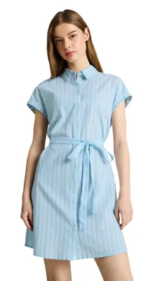 Produktbild von TOM TAILOR Denim Hemdkleid mit Streifen