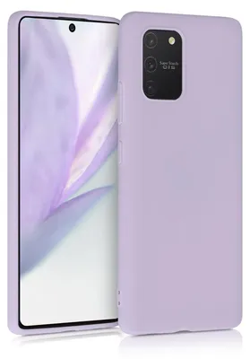 Produktbild von kwmobile Handyhülle für Samsung Galaxy S10 Lite Hülle - TPU Case - Kabelloses Laden - Schutzhülle Cover in Lavendel