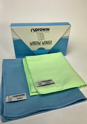 Produktbild von proWIN Hochglanz Set Microfasertuch Window+Wonder Fenster Set