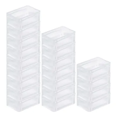 Produktbild von SparSet 20x Transparenter Eurobehälter BasicLine mit geschlossenem Griff | HxBxT 12x20x30cm | 5,1 Liter | Eurobox, Transportbox, Transportbehälter, Stapelbehälter