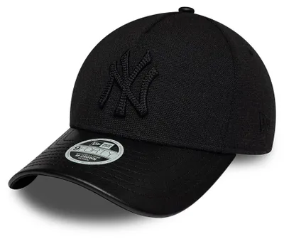 Image de Casquette New Era pour femmes, modèle MLB 9FORTY, mélange de matières, équipe des Yankees de New York, couleur noire
