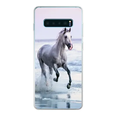 Produktbild von MuchoWow® Handyhülle Schutzhülle Hülle für Samsung Galaxy S10 Lite Pferde - Luft - Meer Silikon Softcase Handy Hülle - Schutz