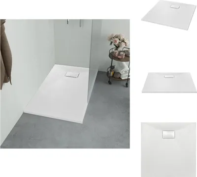 Obrázek produktu pro vidaXL Sprchová vanička SMC White 80×80 cm - Sprchové vaničky