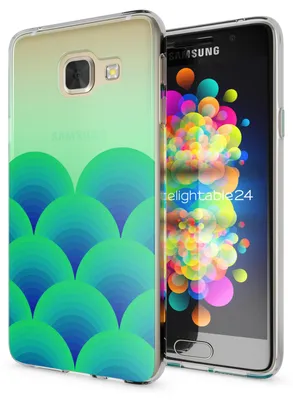 Produktbild von Samsung Galaxy A3 2017 Handy Hülle von NALIA, Motiv Case TPU Cover Schutz Bumper Green Forest