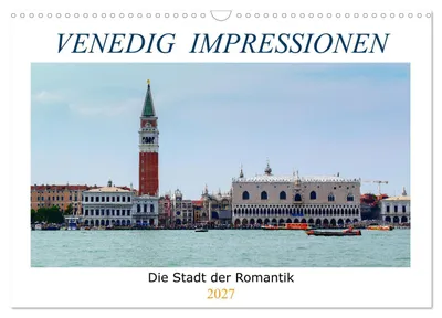 Produktbild von Venedig Impressionen (Wandkalender 2027 DIN A3 quer), CALVENDO Monatskalender