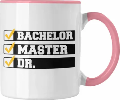 Produktbild von Trendation - Doktortitel Bestanden Tasse Geschenk (Rosa)
