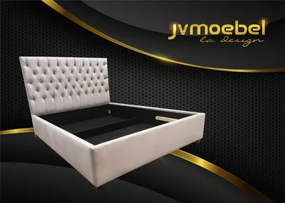 Produktbild von Chesterfield Bett Polster Design Luxus Doppel Hotel Betten Gold Luxus Hotel Neu