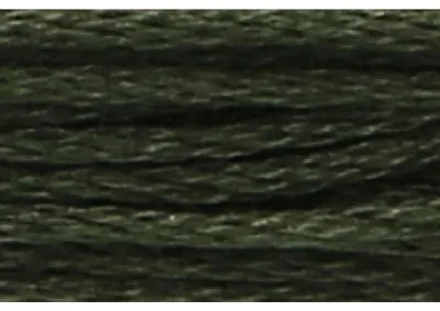 Imagen del producto de Hilo Anchor Sticktwist, 8 metros, color verde ruso, algodón, color 862, 6 hebras