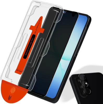 Obrázek produktu pro 1-Pack Samsung A17 Privacy Ochrana Displeje & 1-Pack Ochrana Objektivu - Tvrzené Sklo | [Automatická Instalace] - Bez Bublin