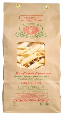 Produktbild von Rustichella d'Abruzzo Penne rigate, Federkiele 500 gr.