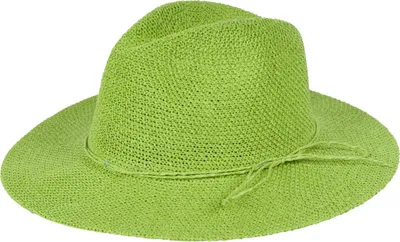 Produktbild von styleBREAKER Damen Panama Sonnenhut mit dünnem Hutband, Strohhut, Schlapphut, Sommerhut, Fedora Hut 04025040