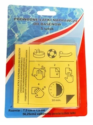 Produktbild von Poolflicken wasserdichtes Reparaturset 5-tlg