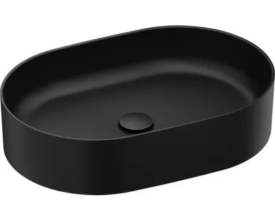 Image de Lavabo pour comptoir RAVAK Ceramic céramique noir 370 x 120 XJX0D155000