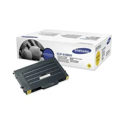 Produktbild von Samsung CLP-510D5Y Laserdruck Tonerkartusche - Gelb - Original - 1 Each - 5.000 Seiten