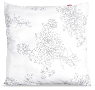 Zdjęcie produktu dla Poduszka Do Spania 80X80 Cm Antyalergiczna Z Mikrofibry Silikon Wzór Kwiaty
