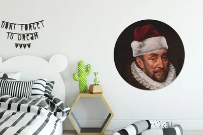 Produktbild von MuchoWow® - Wand-Kreis - Wohnzimmer - Bild - Runde - Wanddeko - Dibond - Kunstdrucke