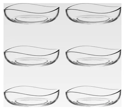 Produktbild von 6 Stück Glasschalen Dessertschalen Vorspeiseschalen Ø 120 ml