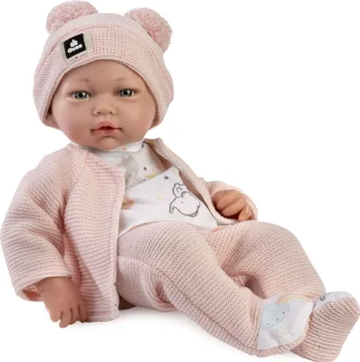 Image de Guca 894 NEW BORN - poupée réaliste avec corps en tissu doux - 36 cm
