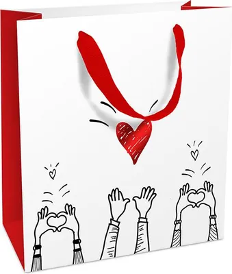 Produktbild von Geschenktasche Liebe 18 x 21 cm
