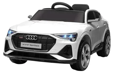 Obrázok produktu pre Elektrické detské auto s diaľkovým ovládaním | Farba: biela + čierna | Rozmery: 60 x 108 x 47 cm