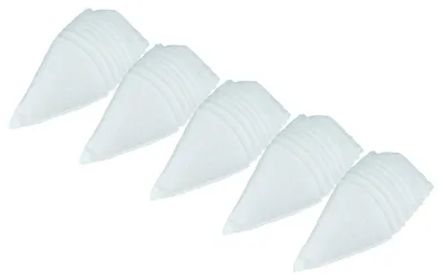 Produktbild von vhbw 50x Kegelfilter für Lüftungsanlage z.B. kompatibel mit Zehnder - Abluftfilter G4, DN 100 Weiß