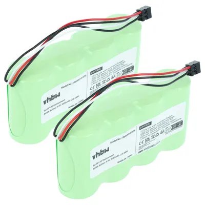 Produktbild von vhbw 2x Akku kompatibel mit Fluke 124, 123 Messgerät (3000 mAh, 4,8 V, NiMH)