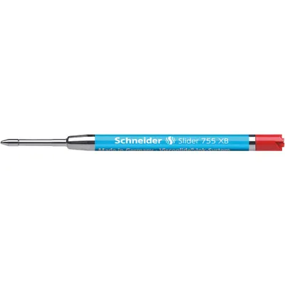 Image de Schneider - Ballpin remplissage 755 Slider Jumbo XB Red | Boîte extérieure un 10 pièces