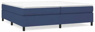 Obrázek produktu pro vidaXL Boxspring rám postele modrý 200x200 cm látka