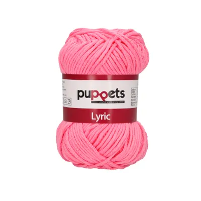 Produktbild von Puppets Lyric Stärke 8 4572008-05087 rosa Häkelgarn, 100 % Baumwolle