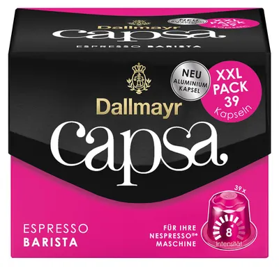 Zdjęcie produktu dla Dallmayr Capsa Espresso Barista 218g