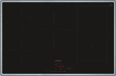 Immagine prodotto di Siemens iQ500, Piano cottura a induzione, 80 cm, Nero, Con cornice sul piano, ED845HWB1E