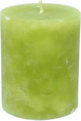 Produktbild von Stumpenkerze durchgefärbt limone 10 x Ø 8 cm