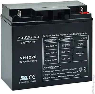 Obrázek produktu pro Tashima - Motocyklová baterie NH1220 / NH1218 12V 20Ah NS
