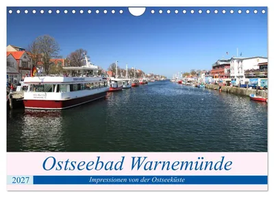 Produktbild von Ostseebad Warnemünde (Wandkalender 2027 DIN A4 quer), CALVENDO Monatskalender